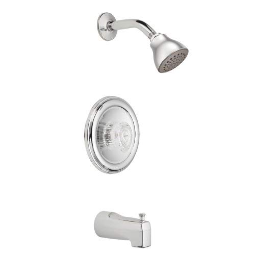 Moen 2353 Chateau Single Handle Tub and Shower Kit, Chrome