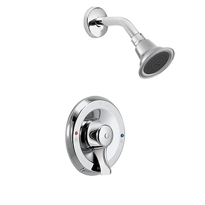 Moen 8375EP15 Commercial Posi-Temp Eco Performance Pressure Balancing Shower 1.5 gpm, Chrome