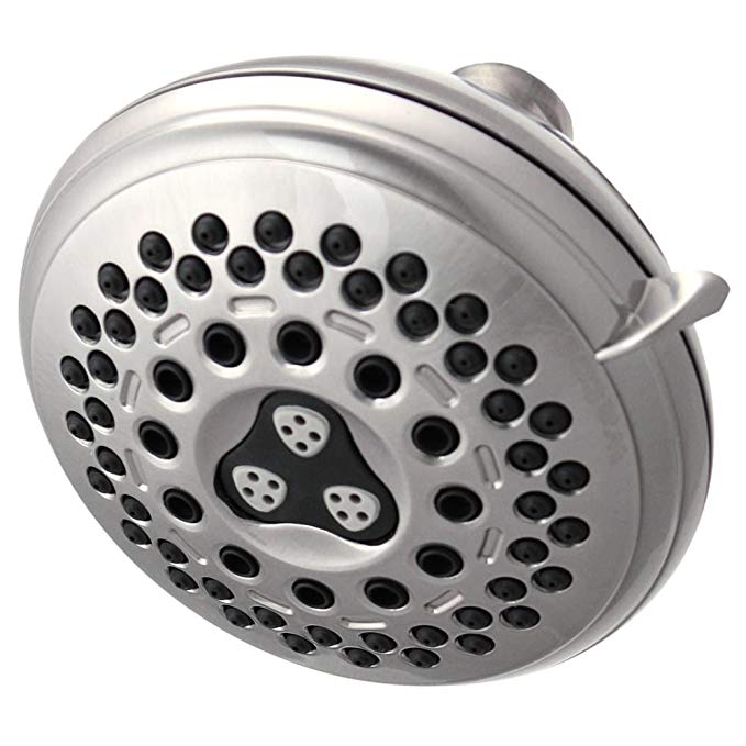 Waterpik Brushed Nickel 7-setting Showerhead