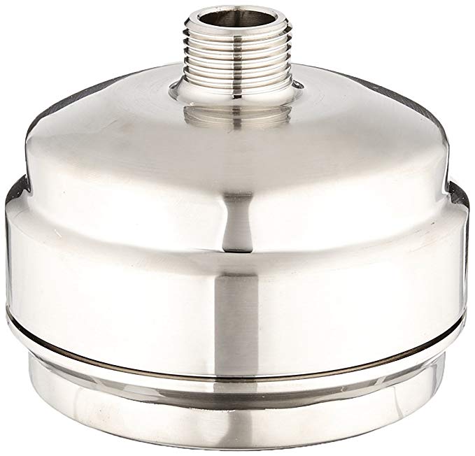 Sprite Showers SLB-BN Slim-Line Brass Metal Filter, Fits Most showerheads, Brushed Nickel