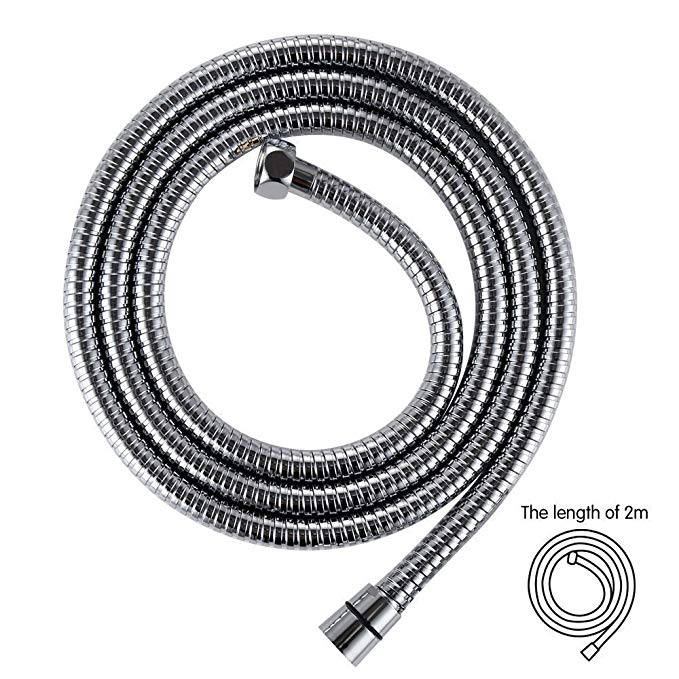 XLSHOWER Extra Long Stainless Steel Shower Hose 2m (78 Inches)