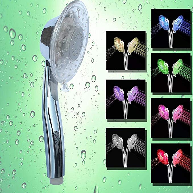 GTV G-LSH-S011 2 Function LED 7 Colors Changing Shower Head