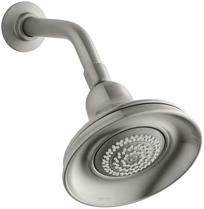 Kohler K-10548-BN Bancroft 1.75 gpm Multifunction Showerhead, Vibrant Brushed Nickel