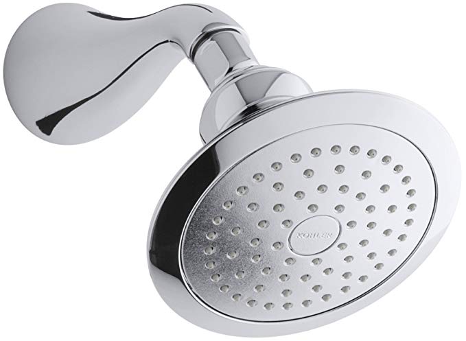 KOHLER K-16166-CP Revival Single-Function Showerhead, Polished Chrome