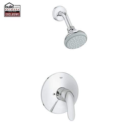 Grohe 35 048 Agira Shower Trim Package with Multi-Function Shower Head and Dream, Starlight Chrome