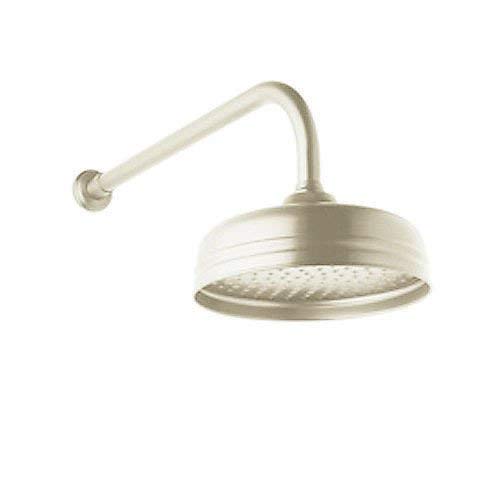 Rohl U.5205PN 8-Inch Diameter Perrin and Rowe Single Function Showerhead in Polished Nickel