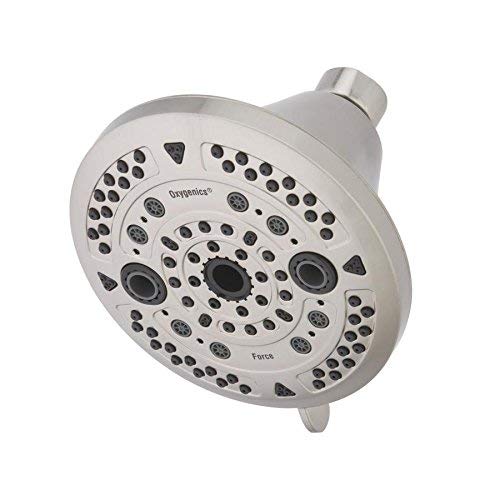 Oxygenics Force FX 2 GPM Multi-Function Shower Head, Brushed Nickel