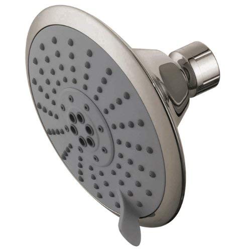 Kingston Brass Watersense KX258 5-inch Diameter 5 Functions Spray Pattern Shower Head, Satin Nickel