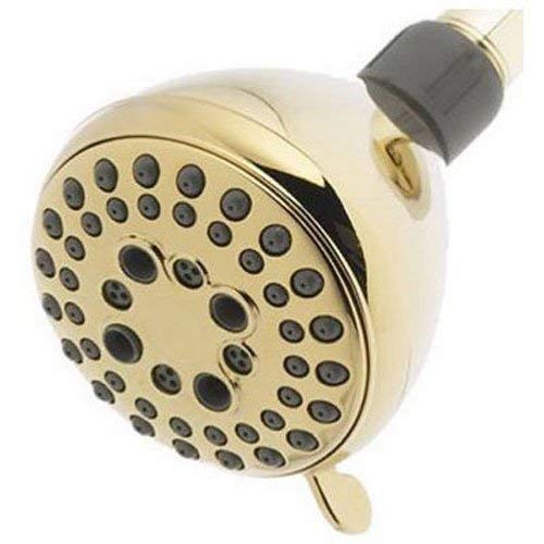 Delta 75555PB Universal Showering Components 5 Setting Showerhead, Polished Brass