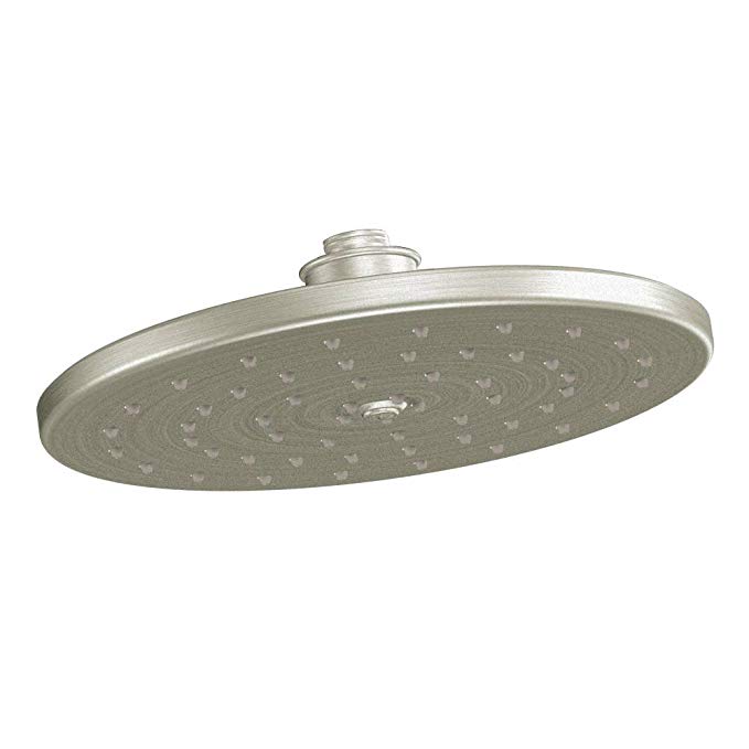 Moen Waterhill One-Function 10-Inch Diameter Rainshower Showerhead, Brushed Nickel