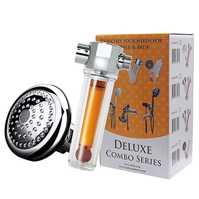 UBS INC Vita Fresh Shower Deluxe Combo H, Vita Fresh Shower Filter Pontos Shower Head