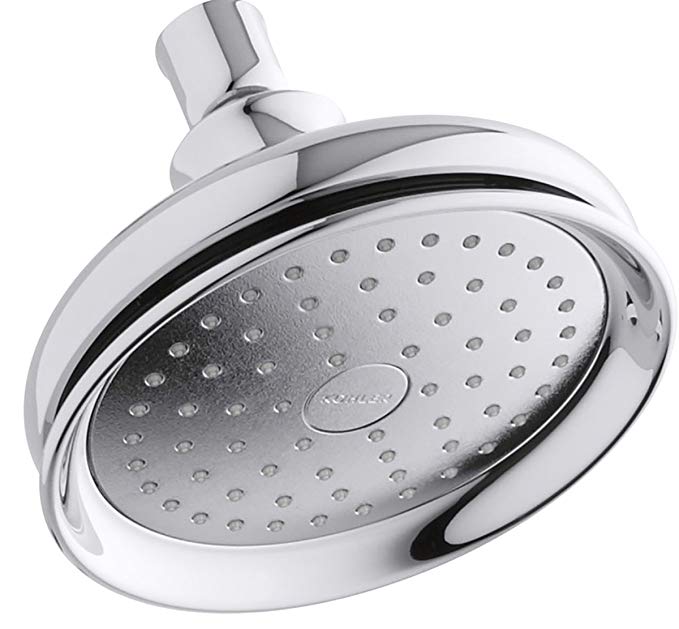 KOHLER K-12008-AK-CP Fairfax Single-Function Katalyst Showerhead, Polished Chrome