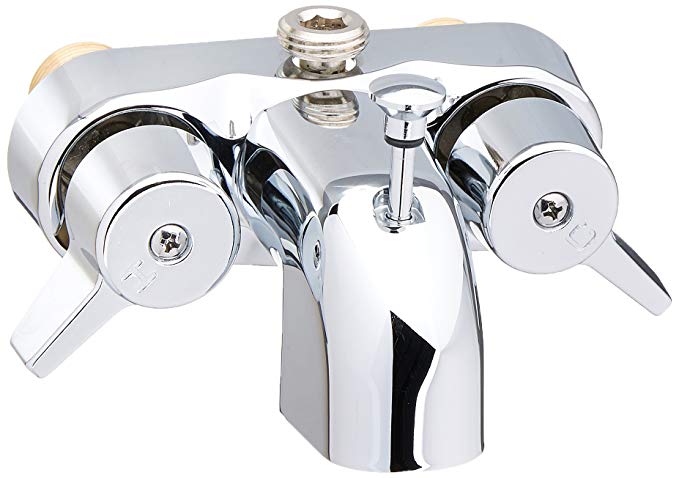 Barclay 205-S-CP Tub Converto Shower Spout with Handles