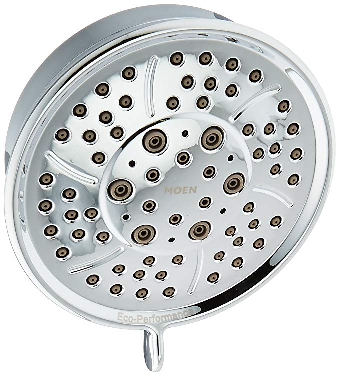 Moen 3638EP Four-Function 4-3/8-Inch Diameter Showerhead, Chrome