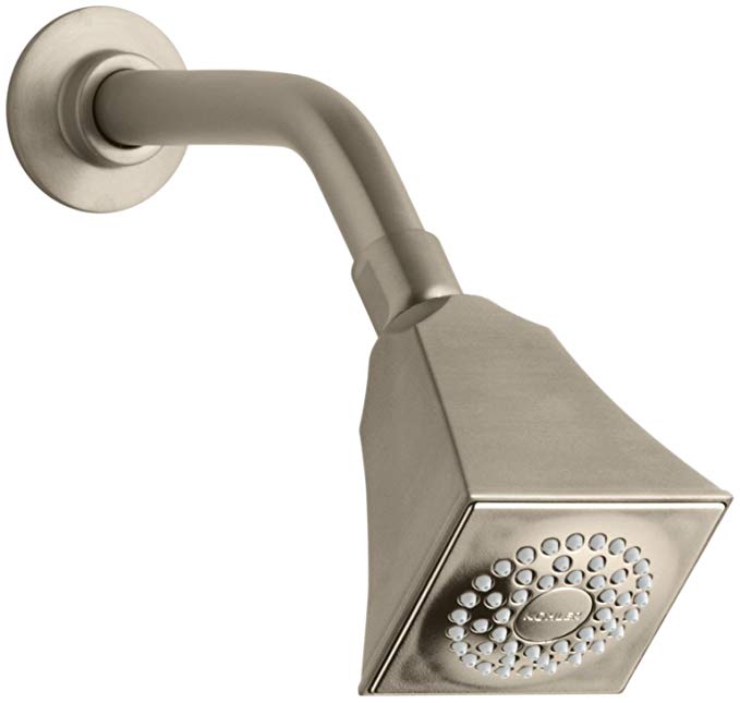 KOHLER K-449-BV Memoirs Single-Function Showerhead with Stately Design, Vibrant Brushed Bronze