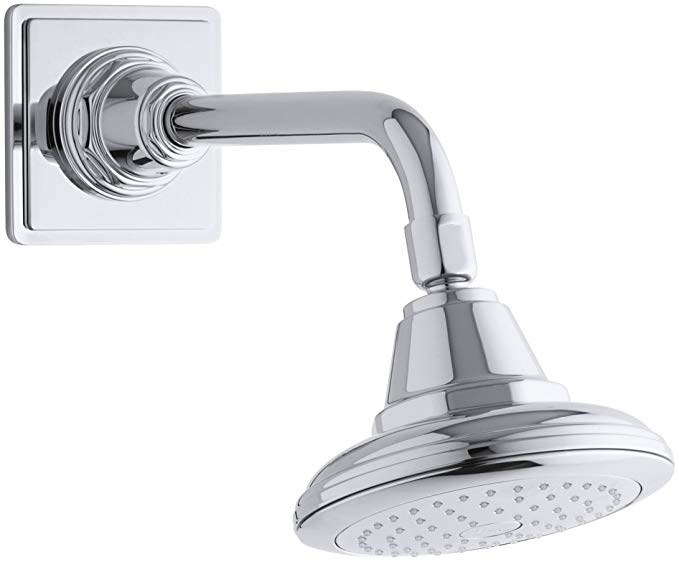 Kohler K-13137-AK-CP Pinstripe Single-Function Katalyst Showerhead, Polished Chrome