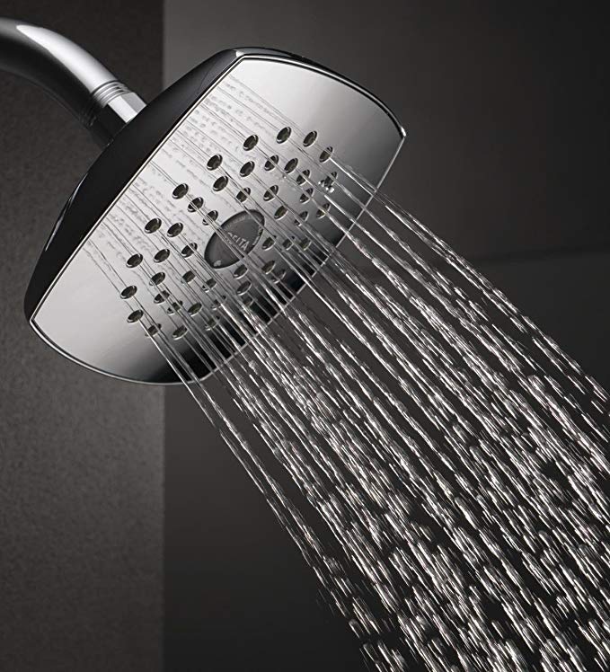 Delta Single-Spray Touch Clean Shower Head, Chrome (RP64859)