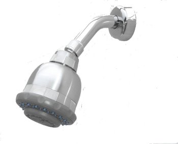 Shower Filter, Chrome, Wall Mount, w/ Replaceable cartridge