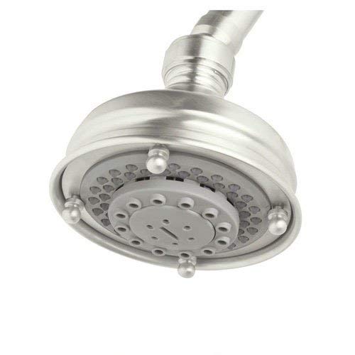 Rohl 1085/8PN 4-Inch Three Function Diameter Santena Five Jet Shower Rose Showerhead, Polished Nickel