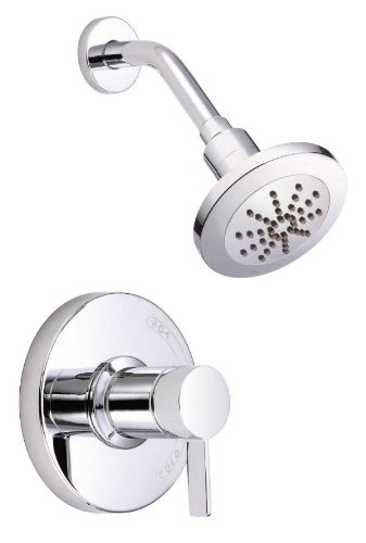 Danze D512530T Amalfi Single Handle Shower Trim Kit, 2.0 GPM, Valve Not Included, Chrome