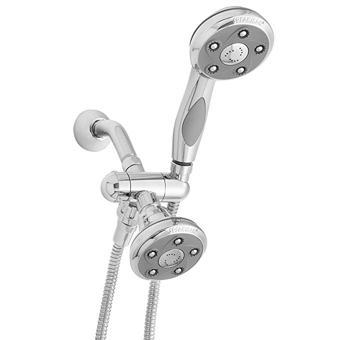 Speakman VS-232007 Napa Anystream 2-Way Shower Combination, 2.5 GPM, Polished Chrome