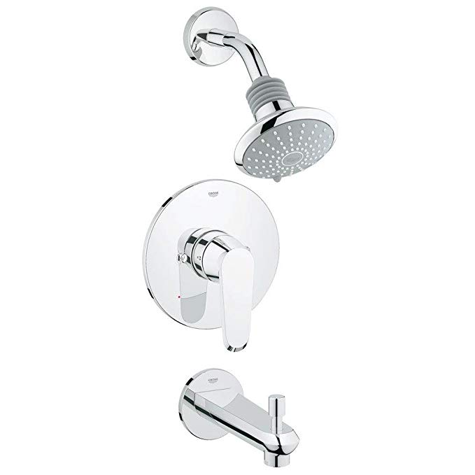 Grohe 35007002 Eurodisc Cosmopolitan Shower head and Tub Combination