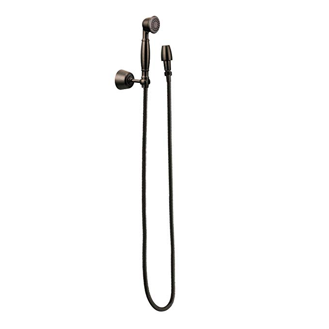 Moen 3861ORB Single Function Hand Shower with Wall Bracket and Hose, Oil Rubbed Bronze