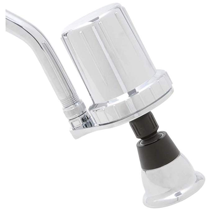 Chrome In-line Shower Filter