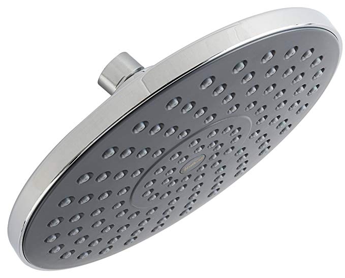 Wilbork 8 inch Rainfall Shower Head - Polished Chrome - with Swivel Metal Ball Connector - Relaxing - Stylish - Attractive