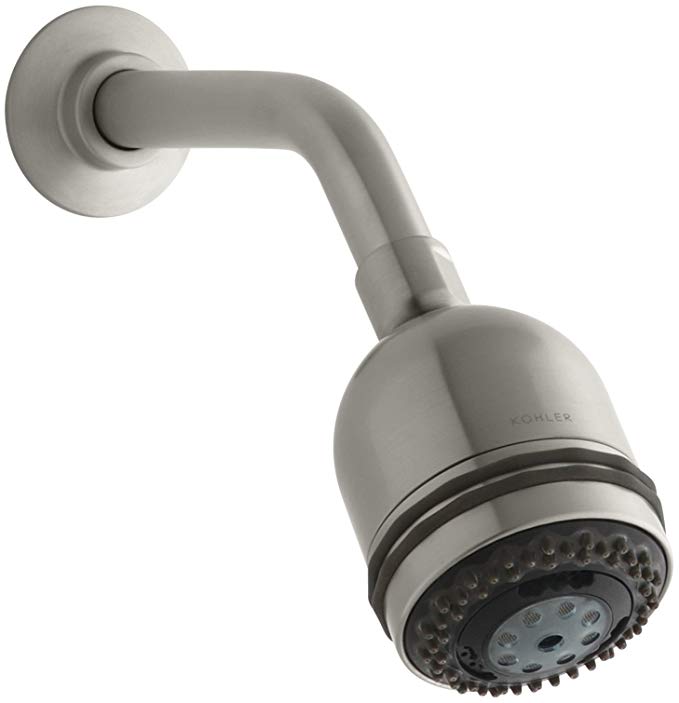 Kohler K-8507-BN MasterShower Three-Way Showerhead, Vibrant Brushed Nickel