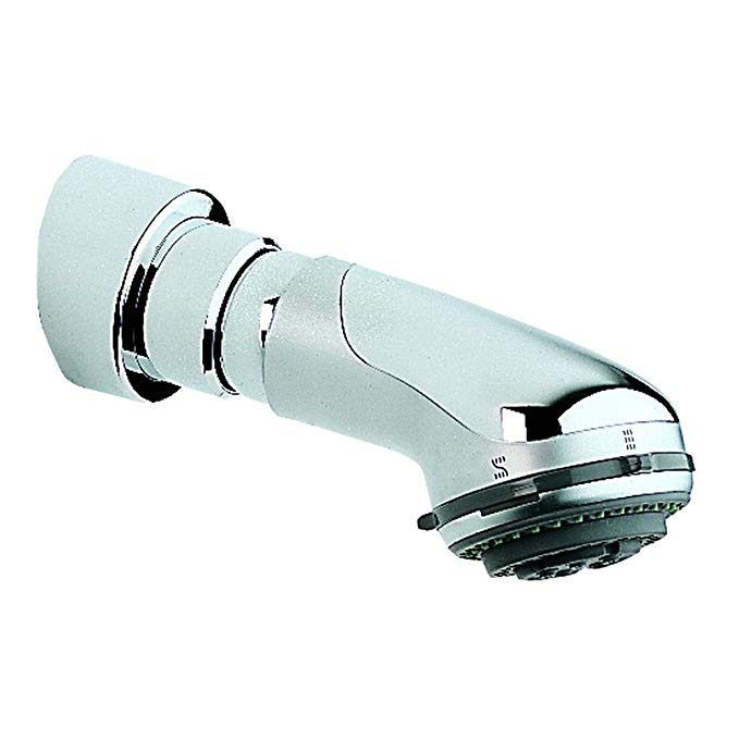 Relexa Top 4 Shower Head with Integrated Shower Arm