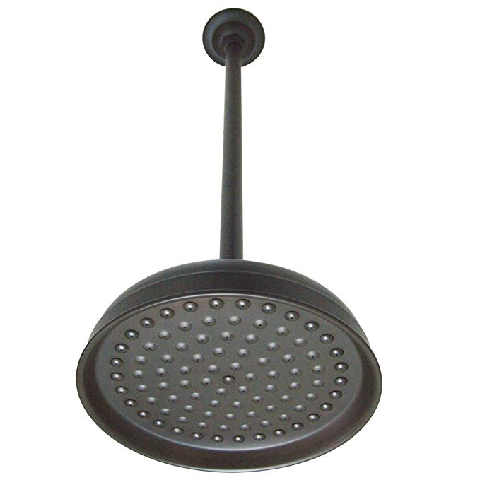 Kingston Brass K225K25 Designer Trimscape Victorian 10 Inch Showerhead With 17 Inch Ceiling Support, Oil Rubbed Bronze