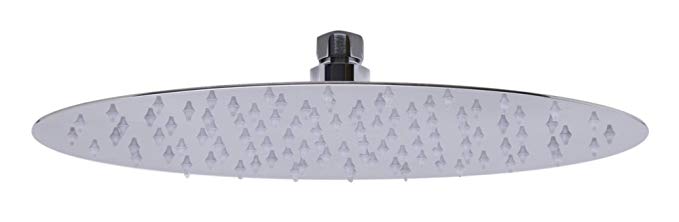 ALFI brand RAIN128-PSS Oval Ultra Thin Rain Shower Head, 12-Inch, Polished Stainless Steel