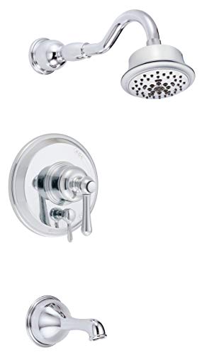 Danze D502257T Opulence Single Handle Tub and Shower Trim Kit, 2.5 GPM, Valve Not Included, Chrome