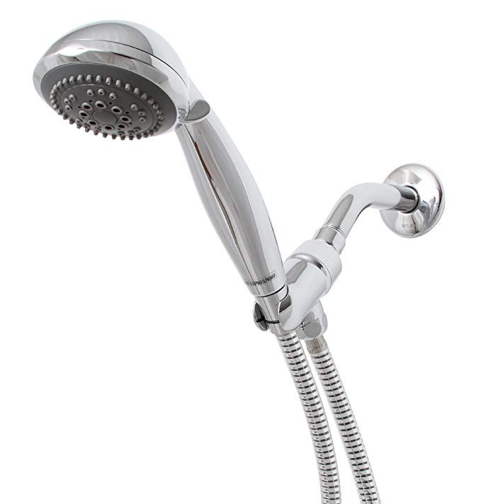 Premier 192044 Five-Setting Handheld Showerhead, Chrome