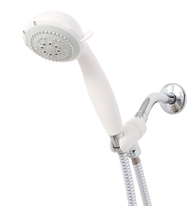 Premier 192043 Five-Setting Handheld Showerhead, White