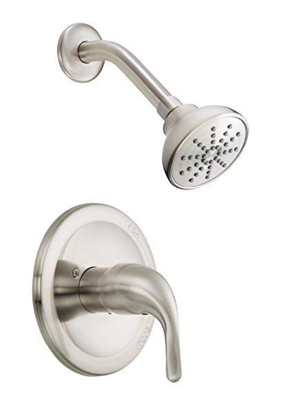 Danze D510511BNT Melrose Single Handle Shower Trim Kit, 2.5 GPM, Valve Not Included, Brushed Nickel