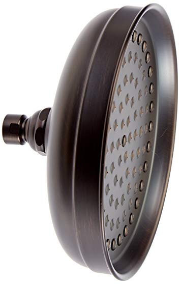 Huntington Brass PL20SH8 Classic 8-Inch Rain Shower Head, Antique Bronze