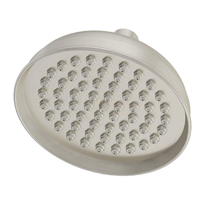 Symmons 4-166-STN 1 Mode Rain Showerhead, Satin Nickel