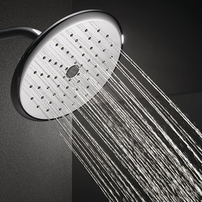 Delta RP52382 Universal Showering Components, Touch-Clean Raincan Showerhead, Chrome