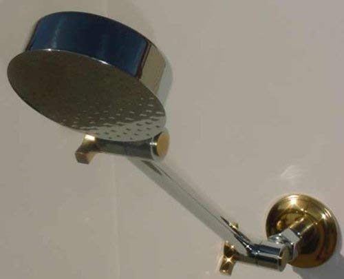 Deluxe Aussie Style Shower Chrome/Gold with 15