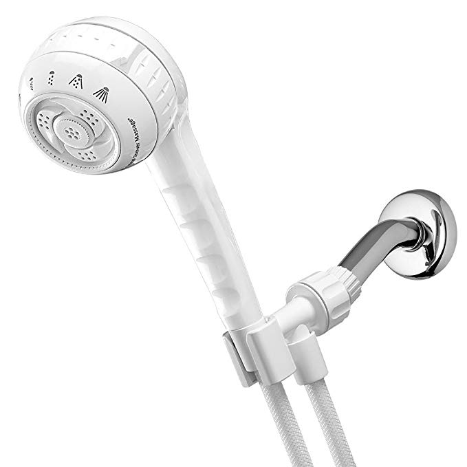 Waterpik SM-451 Original Shower Massage Hand Held Shower Head, White