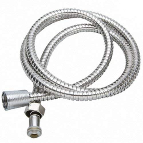 Flexible Showerheads Hose Stainless Steel Chrome Shower Head Bathroom Water Hose Water Pressure System Extremely Flexible Sturdy 1.5M 1Pcs