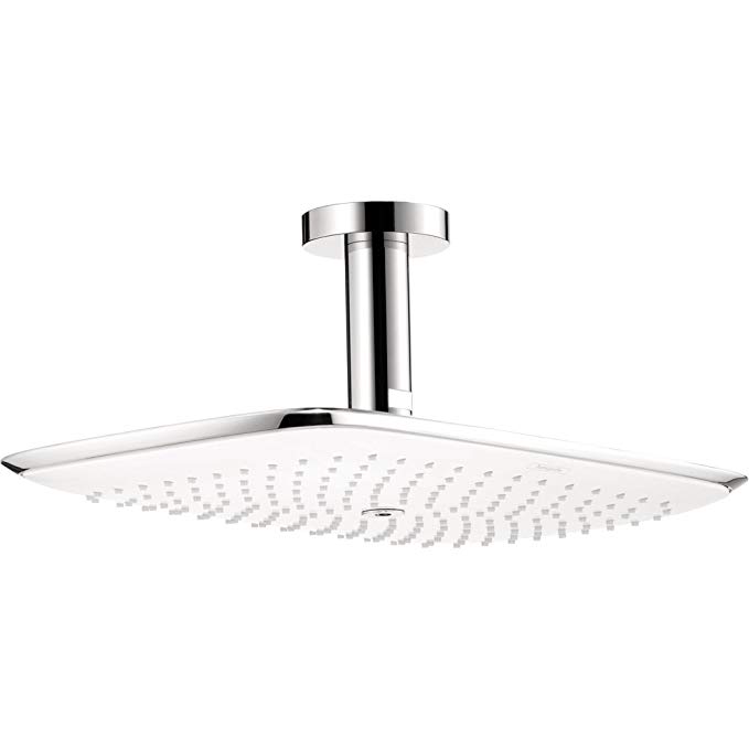 Hansgrohe 27390001 Puravida 400 Showerhead with Ceiling Mount, Chrome