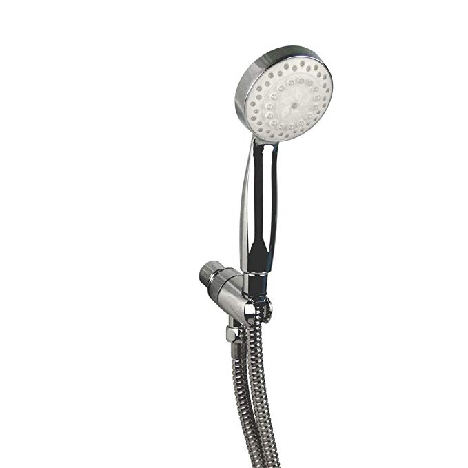 1-Spray 3 in. LED Showerhead in Chrome