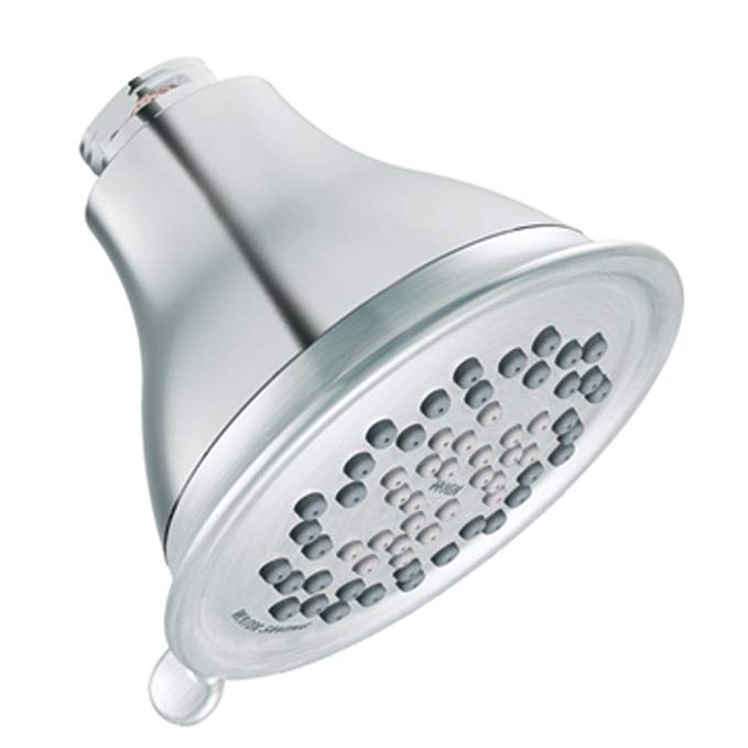 Moen 3233EPCBC Envi hree-Function 4-Inch Diameter Eco-Performance Showerhead, Chrome/Brushed Chrome