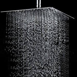 20'' Square Stainless Steel Rain Shower Head Rainfall Bathroom Top Sprayer New