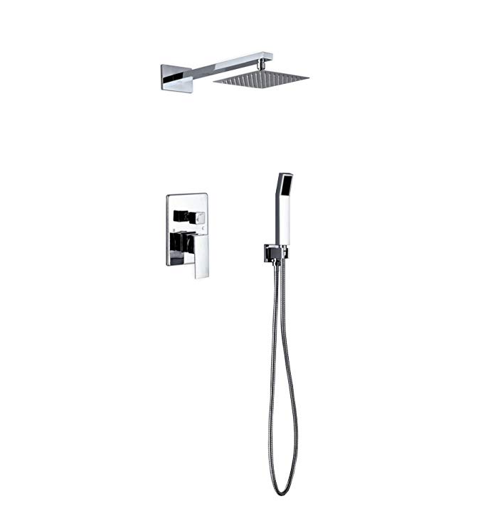 Aqua Piazza Diverter Complete Shower System with Lever Handle