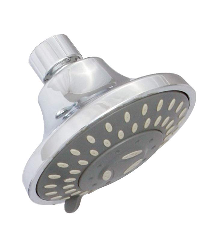 Huntington Brass 03130-01 3-Spray 3.5-Inch Showerhead, Chrome