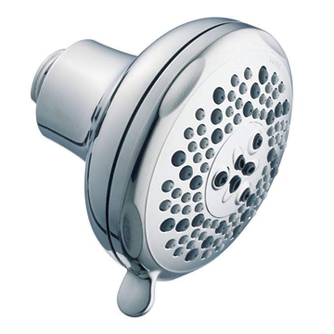 Moen 3855EP Five Function 4-Inch Diameter Standard Showerhead, Chrome